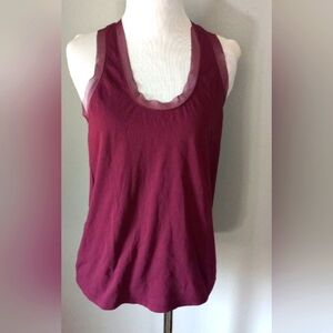 Victoria Secret Burgundy Wine Sports Top